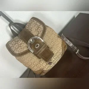 Coach | Bags | Coach 9764 Small Vintage Soho Brown Tan  display picture 2